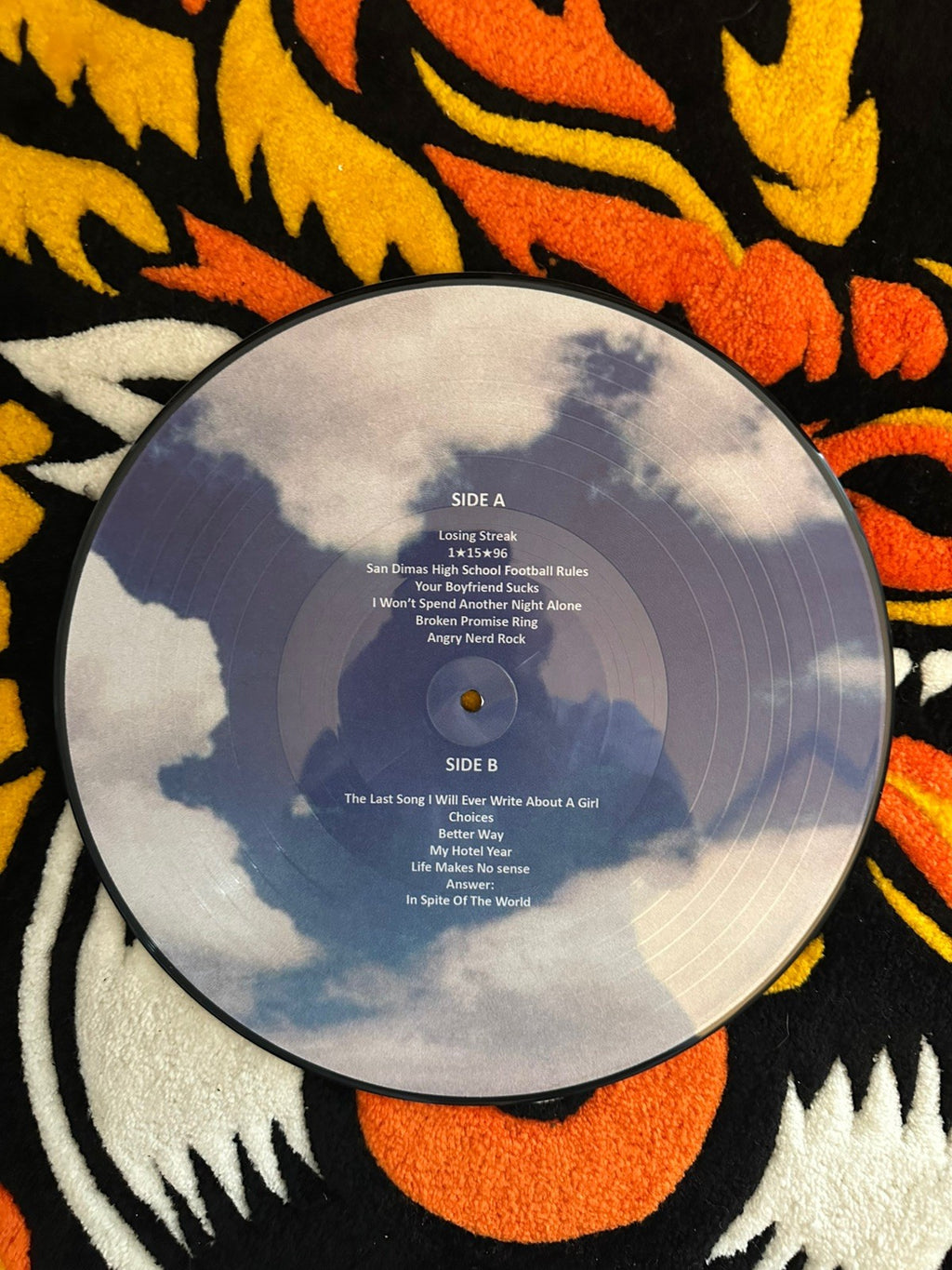 The Ataris Blue Skies, Broken Hearts Next 12 Exits Vinyl Lp picture disc