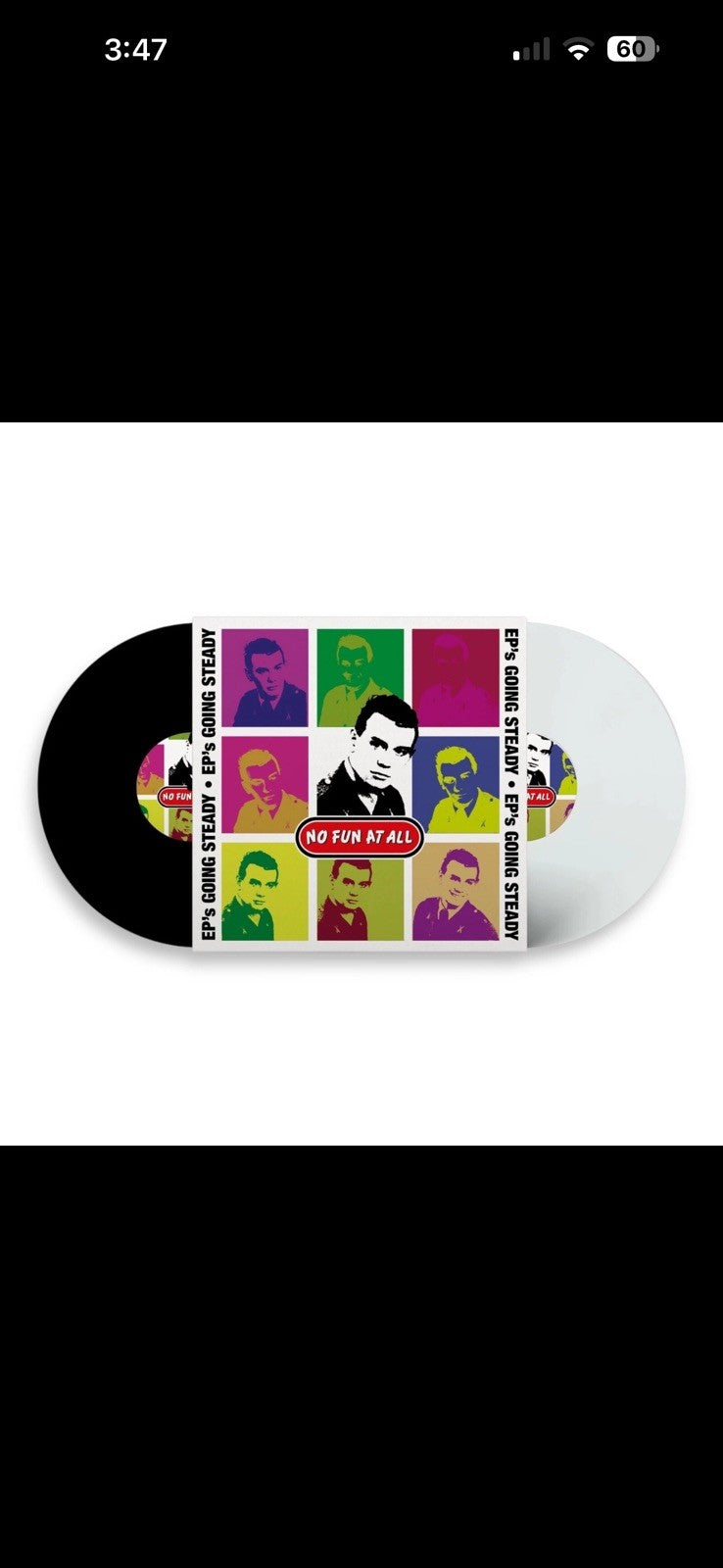 NO FUN AT ALL - EP's Going Steady  - LP VINYL - DOUBLE LP GATEFOLD - BRAND NEW