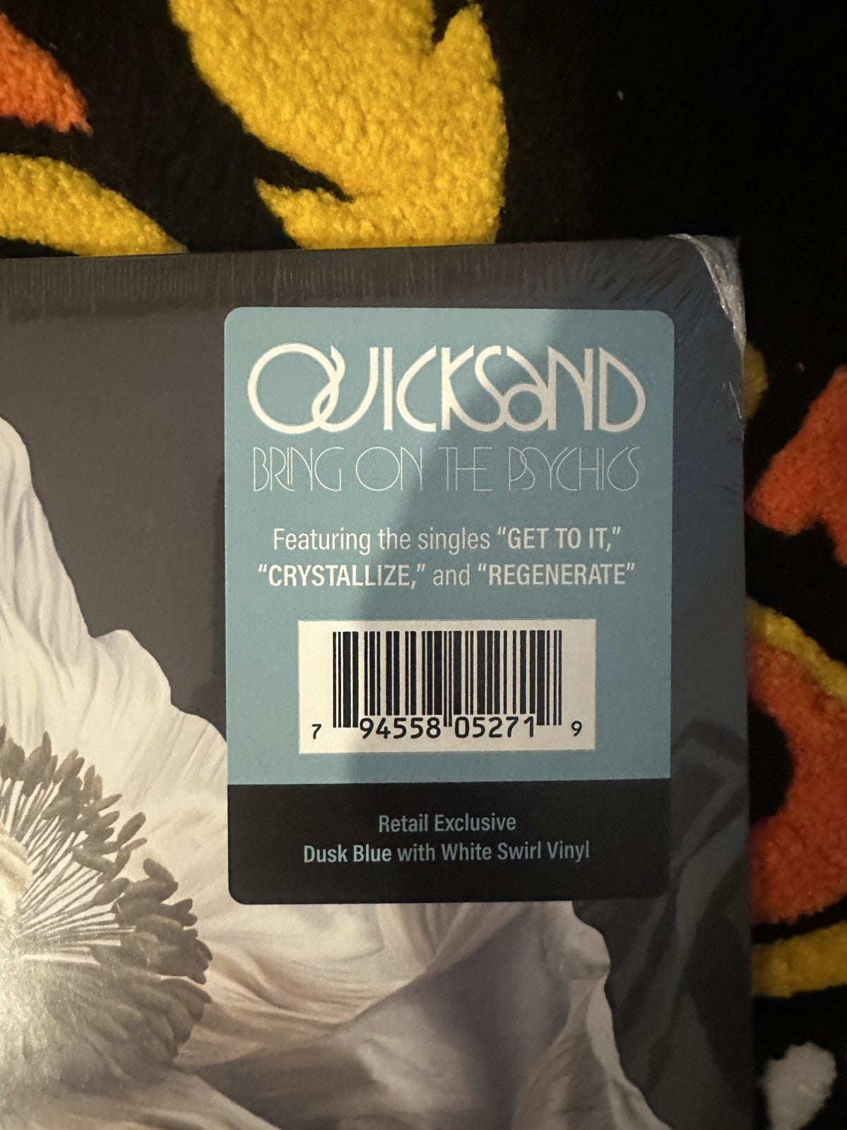 QUICKSAND - Bring On The Psychics - BLUE & WHITE SWIRL VINYL LP